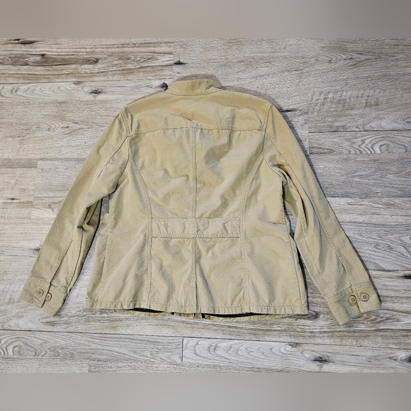 L L Bean Blazer Womens Size XL Full Button Long Sleeve Cotton Jacket 282451 - Picture 11 of 15